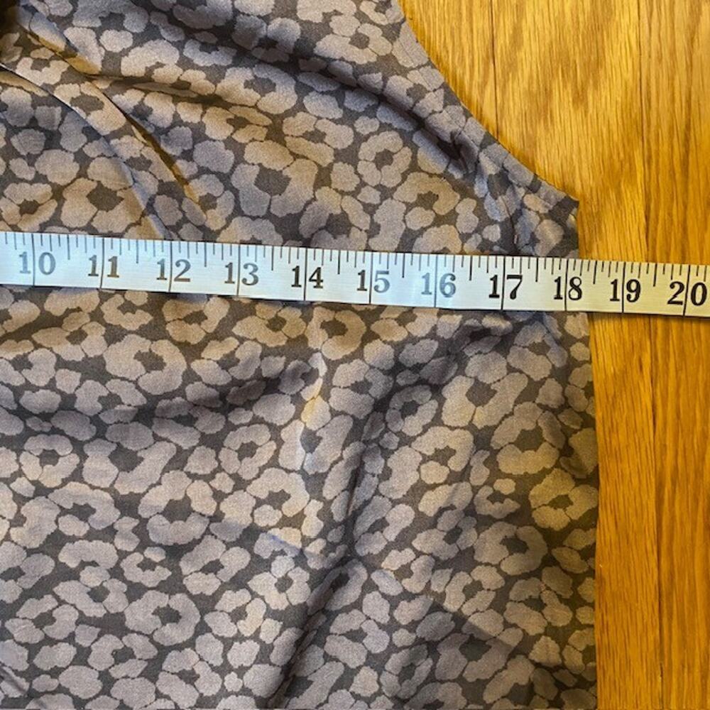Ann Taylor LOFT Womens Size Small Cami Sleeveless Mauve & Taupe Top Shirt - Picture 6 of 9